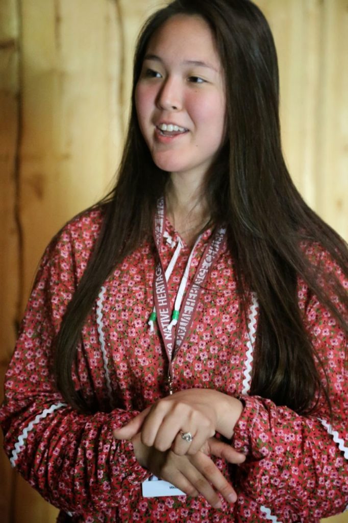 Native Alaskan girl, Anchorage, Alaska
