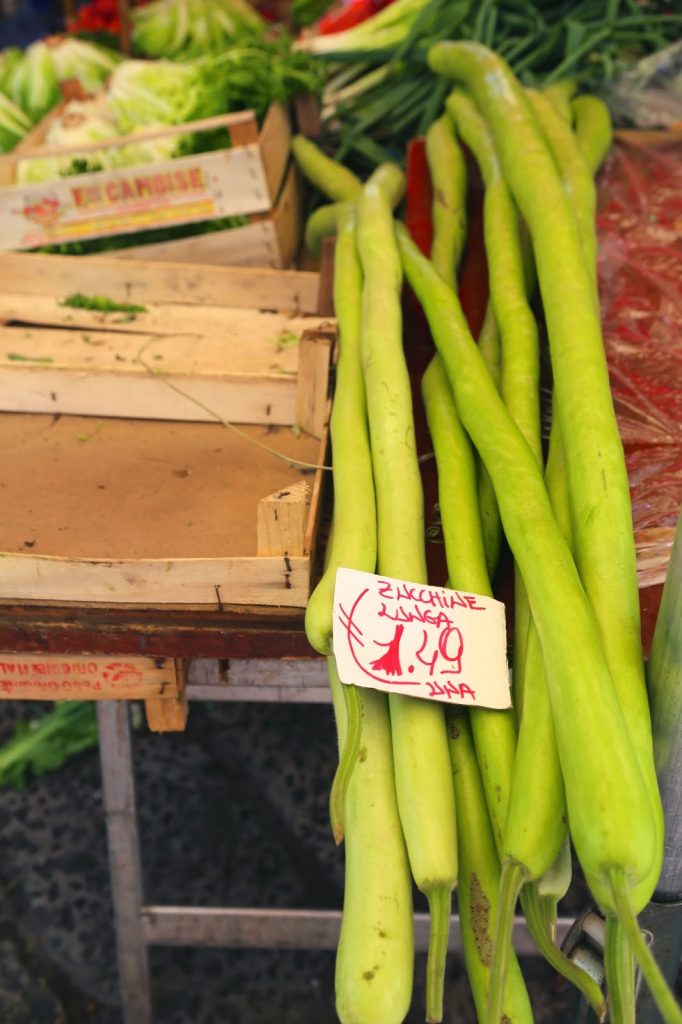 Long zucchine, Palermo, Sicily