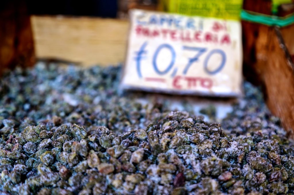 Salted capers, Palermo, Sicily