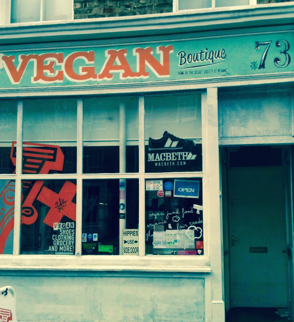 Vx the secret society of vegans shop, kings X, London