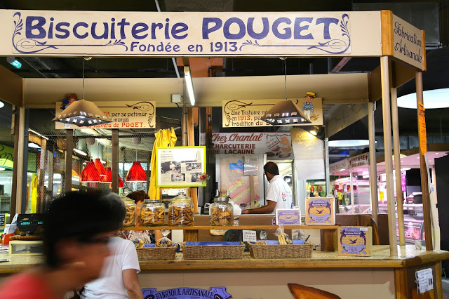 Biscuit seller, Sète market, languedoc, france