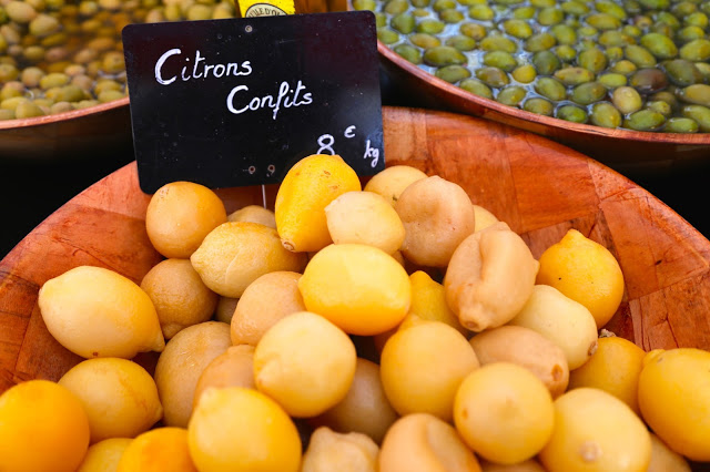 citron confit, Sète market, languedoc, france