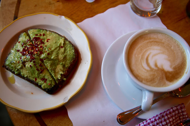 Avocado on toast, Gitane Cafe, The Jane, New York