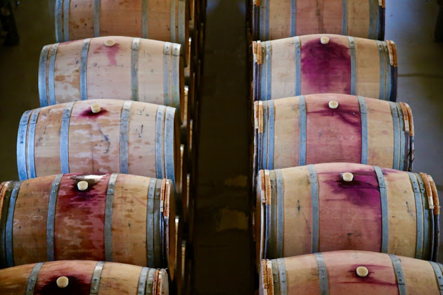 port and wine barrels, douro, portugal