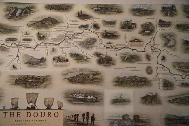 douro portugal map
