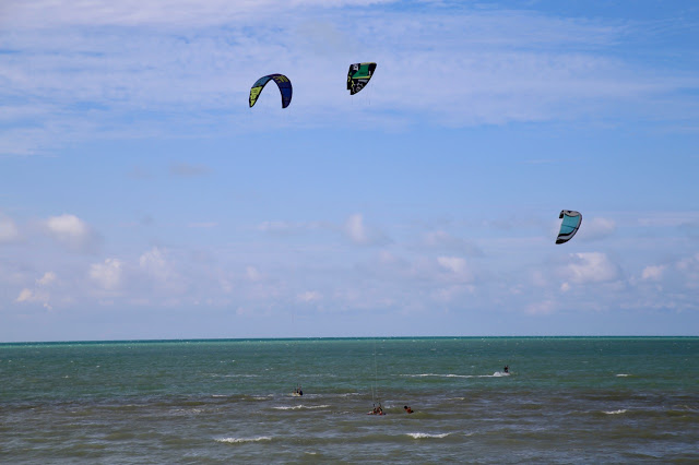 kite surfing,  holbox,yucatan, mexico