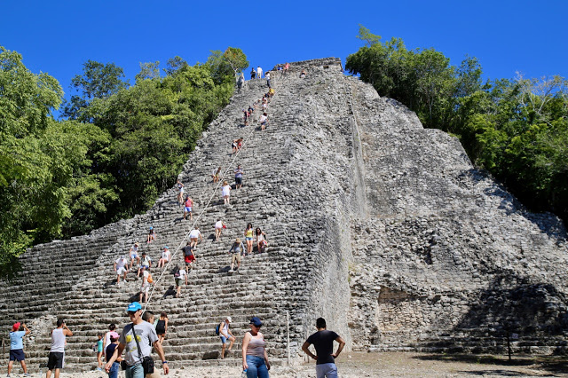 pyramid, coba, Yucatan, Mexico