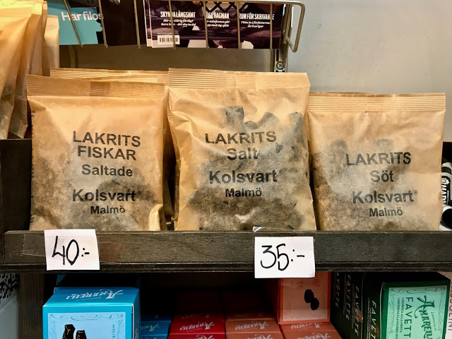 Lakritshandel shop in Stockholm. 