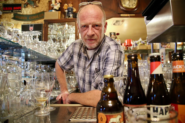 owner of Oud Arsenaal bar, Antwerp, Belgium