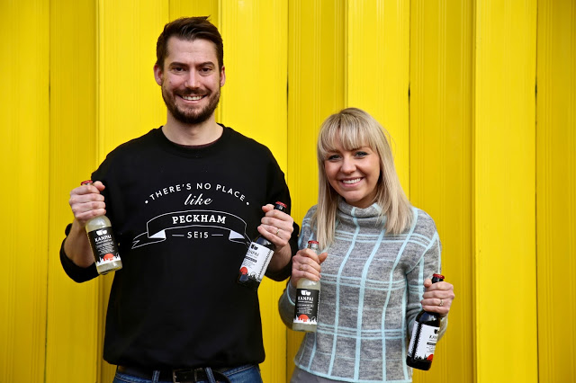 Tom and Lucy Wilson of Kanpai sake brewery in Peckham, London