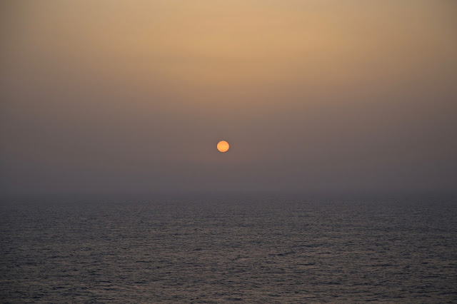 sunset.  Britannia, P and O cruise ship. pic: Kerstin Rodgers/msmarmitelover