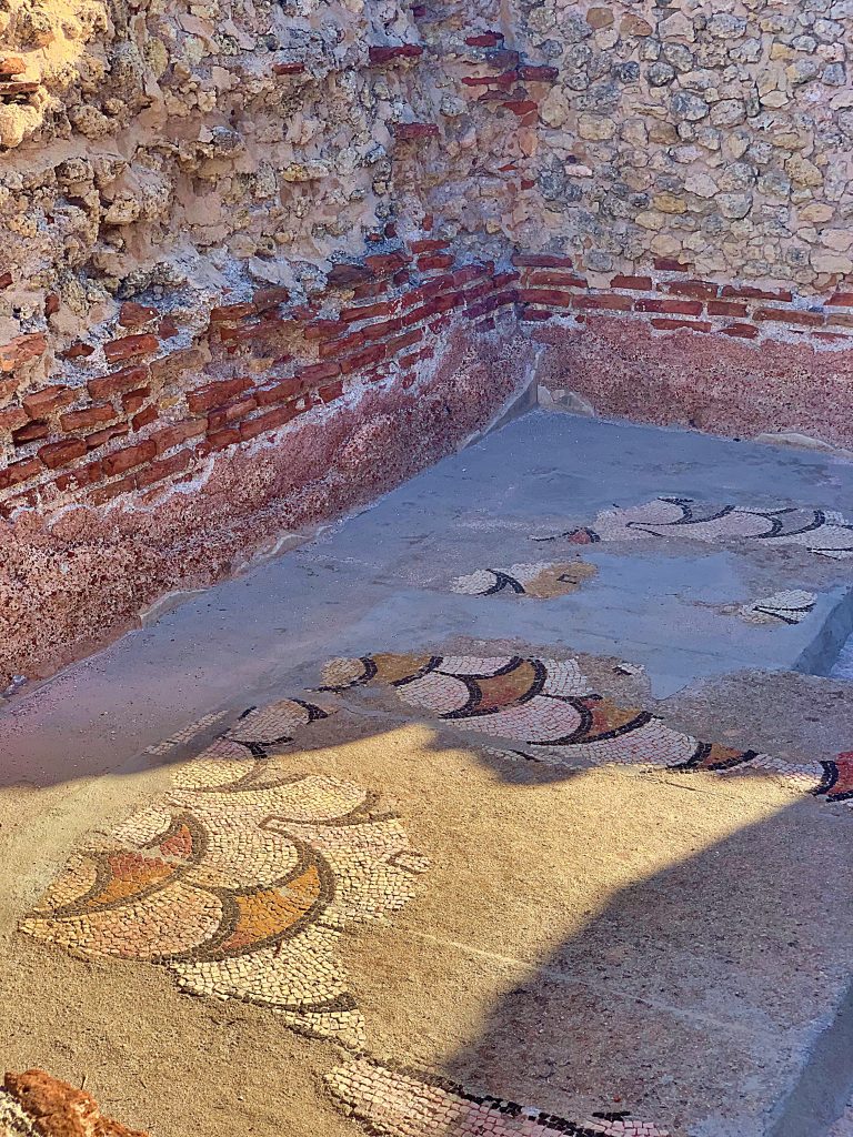 Roman baths at Porte Torre, Sardinia pic: Kerstin rodgers/msmarmitelover.com