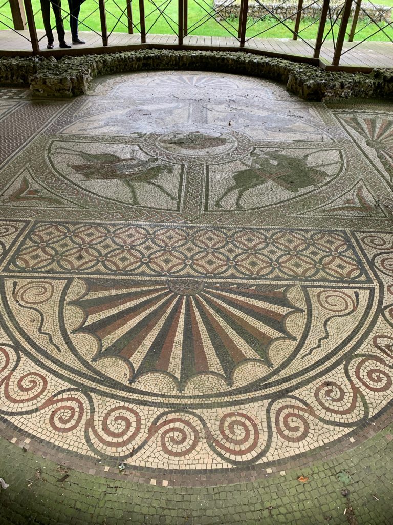 roman mosaic at Littlecote pic: Kerstin rodgers/msmarmitelover.com