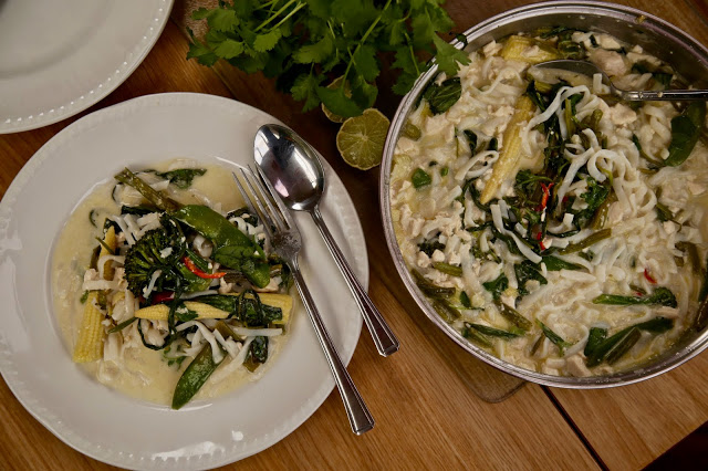 Vaguely Thai dish/Boating on the Norfolk broads, pic: Kerstin Rodgers/msmarmitelover.com