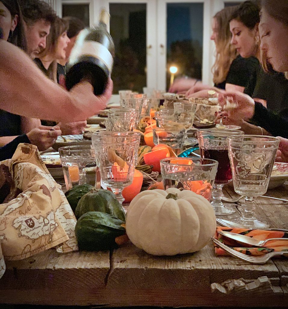 Spanish Persimon Halloween supper club in pictures and recipes